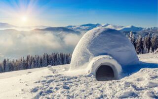 Atelier : construction d'igloo