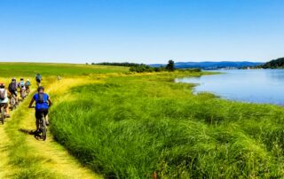 Vtt au bord de Lac de Naussac