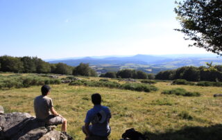 Rando guidée sur le GR7® des Monts d’Ardèche & ligne de partage des eaux